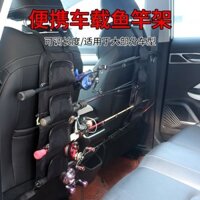 Trong Ô Tô Cần Câu Lưu Trữ Dây Đeo Giá Đỡ Ô Lưu Trữ Đa Năng Ô Tô Dụ Cần Giá Đỡ Di Động Cần Câu Giá
