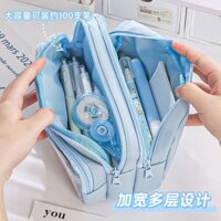 Trong Suốt Hộp Đựng Bút Chì Trong Suốt Dung Tích Lớn Đơn Giản Giá Trị Cao Hộp Đựng Bút Chì Sáng Tạo Đa Năng Học Sinh Trung Học20250312