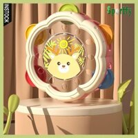 Trống Tambourine Động Cơ Tốt Chuông Lắc Cho Bé Gái Bé Trai Trẻ Sơ Sinh Hồng
