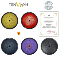 Trống Tank Hluru Drum Mini 8 Tone TP8D Trống Không Linh Lưỡi Thép Steel Tongue Hàng Chính Hãng - Kèm Móng Gẩy DreamMaker - 8 Tone - Charcoal