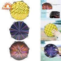Trống tay Tambourine bằng gỗ 8 inch Đầu trống phản quang có đôi