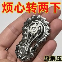 Trong vòng 3 Ngày 2890 Miếng Giải Nén Ngón Tay Dây Xích Bánh Đà Dây Xích Fidget Spinner Boredom Giải Nén Bánh Răng Liên Kết Máy Móc Đồ Chơi Kim Loại 25.3.18