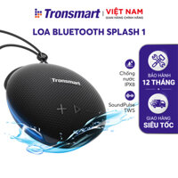 Tronsmart Splash 1 Bluetooth 5.0 Tích hợp đèn LED Chống nước IPX7 Công suất 15W Công nghệ âm thanh SoundPulse TWS - Hàng phân phối chính hãng - Bảo hành 12 tháng 1 đổi 1
