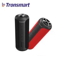 Tronsmart T6 Plus phiên bản nâng cấp Bluetooth 5.0 loa 40W loa di động ipx6 với NFC, thẻ TF, ổ đĩa flash USB Color Red - Màu đen - đơn