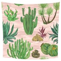 Tropical Plants Printed Table Cloth Floral Pattern Table Cover Square-1 - Square-5