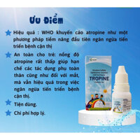 Tropine - Dung dịch nhỏ mắt kiểm soát cận thị - Sản phẩm nhãn khoa Sion Healthcare  [Nhâp khẩu]