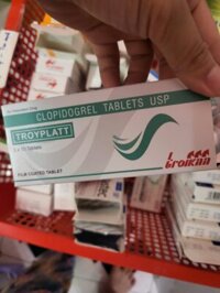 TROYPLATT – Clopidogrel Tablets USP 75mg – Thuốc chống kết tập tiểu cầu hiệu quả của Troikaa