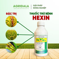 Trừ bệnh HEXIN 5SL 1L - Vàng Lá, Lem Lép Hạt ở Lúa