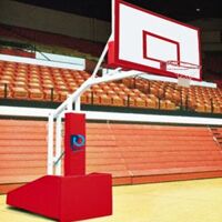 Trụ bóng rổ di động điều chỉnh chiều cao cố định. Bảng rổ TopSport Composite: 1200mm*900mm*25mm