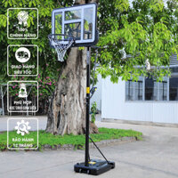 Trụ bóng rổ di động Vifa 801818, dụng cụ bóng rổ cho học sinh Vifa Sport, độ cao điều chỉnh tối đa 3,05m