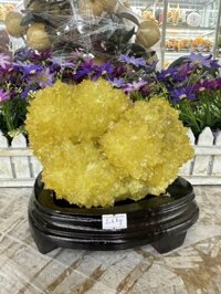Trụ đá phong thủy tinh thể thạch anh vàng - Nặng 2,6 kg