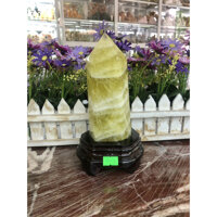 Trụ đá phong thủy trấn thạch đá citrine vàng - Nặng 900g 920g 980g và 1,04 kg - Nặng 920g