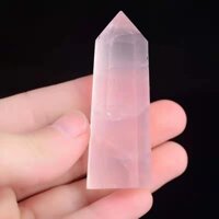 Trụ đá thach anh Hồng (Rose Quartz ) trụ đá thanh tẩy