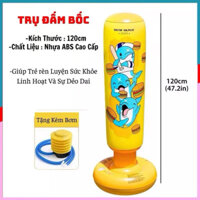 Trụ Đấm Bốc Bơm Hơi 120cm Cho Bé – Vận Động, Rèn Luyện Thể Lực, Tặng Bơm