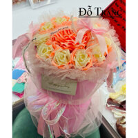 Trụ hoa ruy băng 12 bông nhỏ