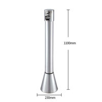 Trụ inox gạt tàn thuốc lá công cộng 129-K
