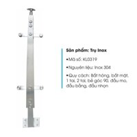 Trụ lan can cầu thang 0319 la 6 ly inox 304 TM Khalico