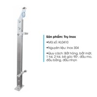 Trụ lan can cầu thang KL0410 inox 304 TM tai la Khalico