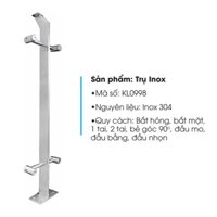 Trụ lan can cầu thang KL0998 inox 304 TM Khalico