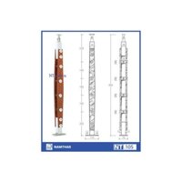 Trụ lan can Inox 304 Nam Thao NT 105