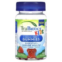 TruBiotics Kids Daily Probiotic Supplement Yummy Natural Strawberry 40 Gummies
