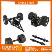 Trục bánh sau không chạy bằng kim loại OYang cho 1 / 14 TAMIYA RC Xe tải Máy kéo Phụ tùng