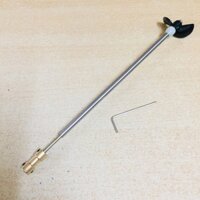 Trục chân vịt cánh quạt 2 lá kèm khớp chuyển động cứng lõi 3mm