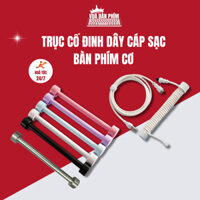 Trục cố định dây cáp xoắn lò xo custom, chất liệu thép không gỉ , cứng cáp chắn chắc