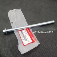 Trục cốt đùm bánh trước xe Super DREAM, WAVE ALPHA...  zin Honda