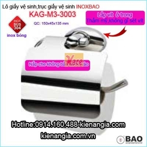Trục để giấy vệ sinh BAO M3-3003 (Inox 304)
