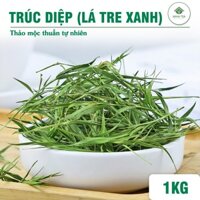 Trúc diệp 1kg, lá tre xanh sấy lạnh, giữ nguyên hương vị tự nhiên, xanh, thơm - Miha Tea