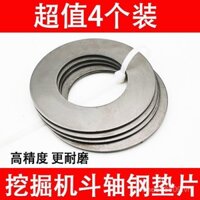 Trục gầu máy xúc, thanh gầu, vòng đệm thép, vòng đệm kim loại bền, chống mài mòn, vòng đệm tròn mỏng 1mm