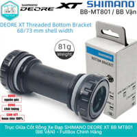 Trục Giữa Cốt Rỗng Xe Đạp SHIMANO DEORE XT BB MT801 (BB VẶN) - FullBox Chính Hãng