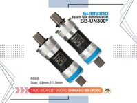 TRỤC GIỮA XE ĐẠP - SHIMANO BB UN300 BẠC ĐẠN - 113mm (CỐT VUÔNG)