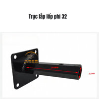 Trục lục lăng, trục lắp lốp 400-8 phi 23, phi 32 máy cày, máy xới mini 173-178-186-188 (1 đôi)