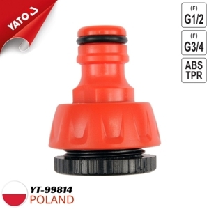 Trục nối vòi nước 1/2inch x 3/4 inch Yato YT99814