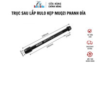 Trục sau xe đạp MUQZI cho xe road phanh đĩa độ để lắp rulo kẹp - Đen - M12X1.5/ L 160-172