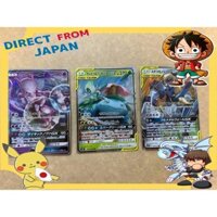 Trực tiếp từ JapanPokemon Card GX Set Mewtwo, Lucario, Fushigibana
