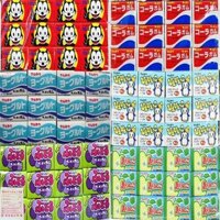 【Trực tiếp từ Nhật Bản】 Marukawa Gum Fusen Kẹo cao su Felix Cola Sữa chua Hiehiekko Nho xanh Táo xanh 6 loại Mỗi loại 12 miếng Tổng cộng 72 miếng Kẹo các loại + Túi đựng đồ ăn nhẹ So sánh nếm thử Okashi Marukawa Kẹo cao su 10 yên
