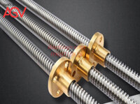 Trục vít T8 và đai ốc bước dài 150mm