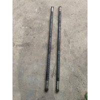 Trục xe cải tiến, xe bò, xe tự chế dài 1m phi 27 lắp bi 6205 kèm êcu