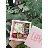 Truffles Chocolate Valetine hộp 9 viên kèm túi và thiệp