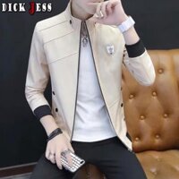 (TRÙM SỈ) Áo khoác nam kaki cao cấp 3 màu lôgo cổ trụ fstm akk 02