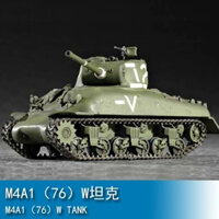 Trumpeter 07222 Mô hình tĩnh xe tăng hạng trung Sherman M4A1 (76)W tỷ lệ 1/72 của Mỹ