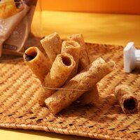 Trứng cuộn bơ thủ công Bánh quy vị lòng đỏ trứng muối Bánh ngọt