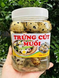 TRỨNG CÚT MUỐI HỘP 40 TRỨNG