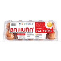 Trứng gà Ba Huân hộp 10 quả (ea)