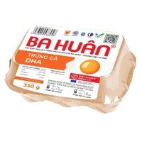 Trứng gà DHA size 55g ± 2G Ba Huân hộp 6 quả (1 Hộp)