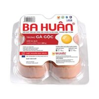 Trứng gà gộc Ba Huân 70g ± 2g (hộp 4 quả)