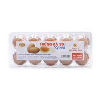 Trứng gà so 45g±2g Vfoods hộp 10 quả